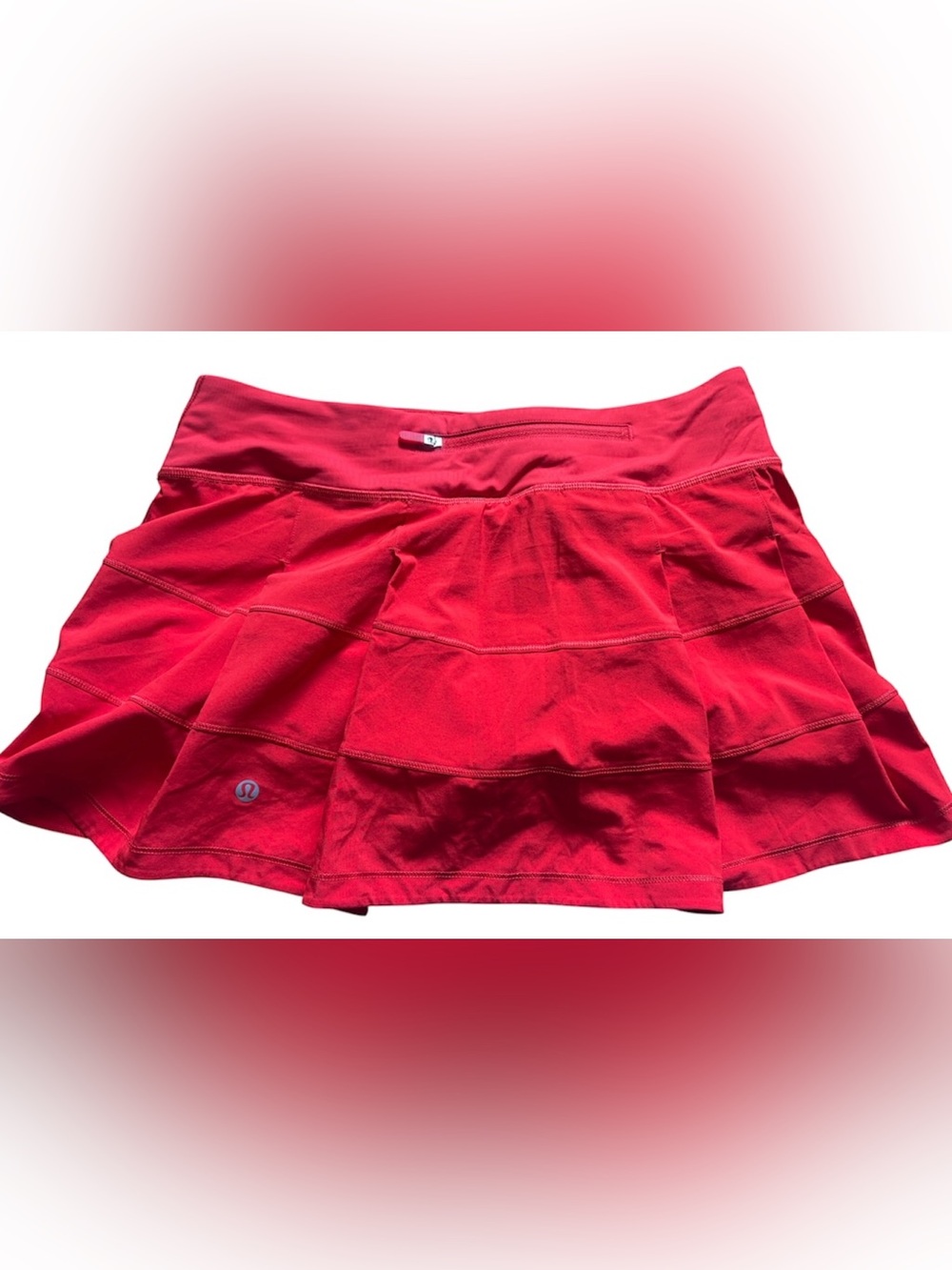 Lot of 2 LULULEMON Pace Rival Skirts w shorts size 6 tennis golf pickleball - Picture 2 of 4